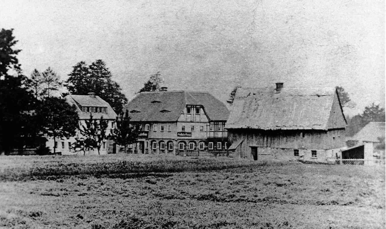 Gasthof "Zur Grenze" im 19. Jahrhundert